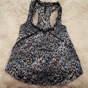 lunatiks sleeveless, racer back top sz S